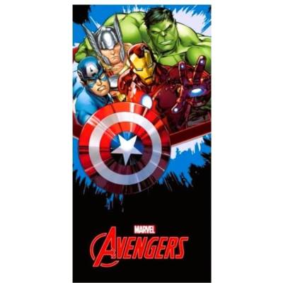 Jerry Fabrics Avengers AYM074918 plážová osuška barevná 70 x 140 cm