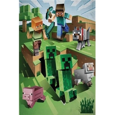 Halantex Fleece deka Minecraft Farma – Zboží Mobilmania