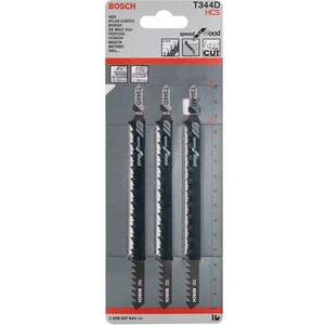 Bosch Нож за трион за осцилиращ трион T 344 D Speed for Wood (3 бр. ) 2608637944 (2608637944)