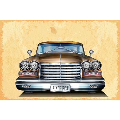 DIMEX ART Флизелинов фототапет ретро бензиностанция 375 x 250 см