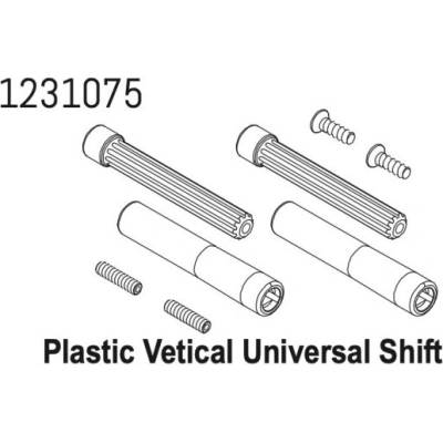 Absima 1231075 Center Driveshaft Set CR4.4