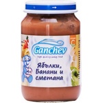 Ганчев пюре десерт ябълки и банани със сметана - 190 г