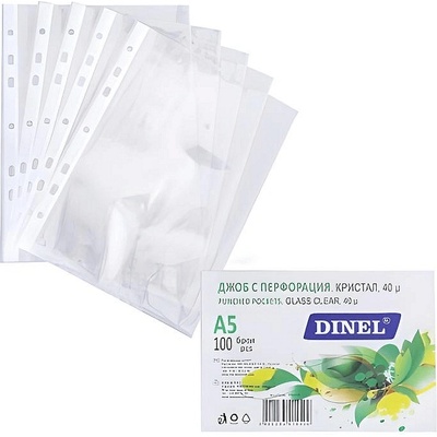 Dinel Папка джоб кристал А5