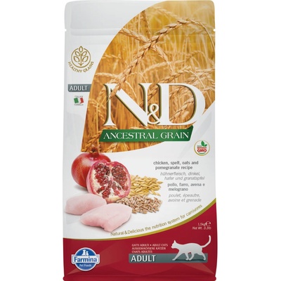 N&D cat LG adult Chicken, spelt, oats&pomegranate 5 kg