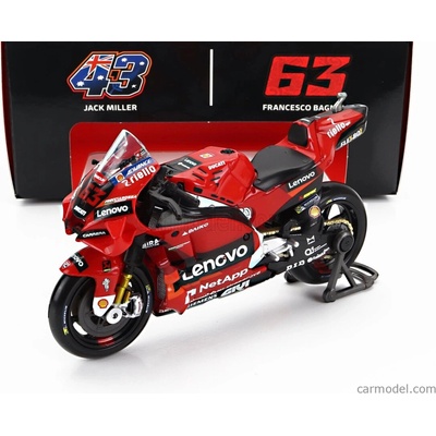Maisto Motocykel Ducati Lenovo team 2022 43 Jack Miller 1:18