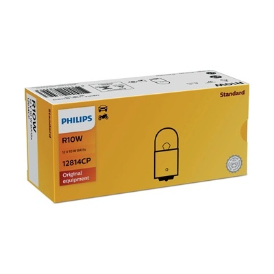 Philips Крушка, мигач PHILIPS R10W, 12V, 10W, 125lm, 10 бр