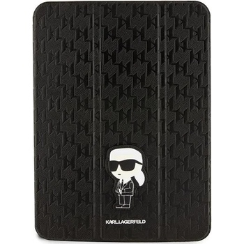 KARL LAGERFELD Калъф Karl Lagerfeld KLFC11SAKHPKK за iPad 10.9"", черен / черен, Saffiano Monogram Ikonik (KF001590-0)