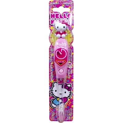 VitalCare Hello Kitty zubná kefka pre deti s blikajúcim časovačom Soft