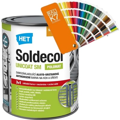 Het Soldecol Unicoat SM 0,75L tónovaný 0,75L RAL 6011