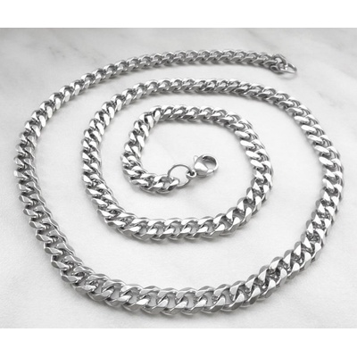 Blingstar Řetízek Curb Lux. Silver N1739
