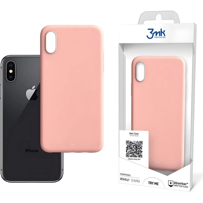 3mk Protection Matt case калъф за Apple iPhone XS Max - Розов KP20299