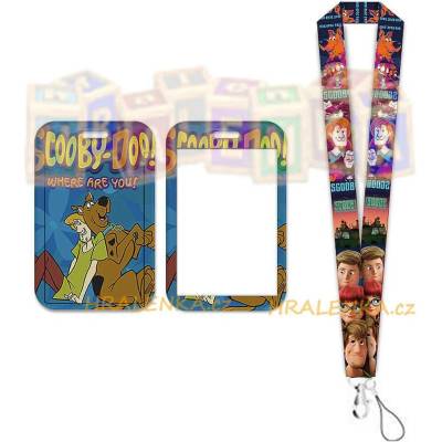 Šňůrka na krk s cedulkou Scooby Doo
