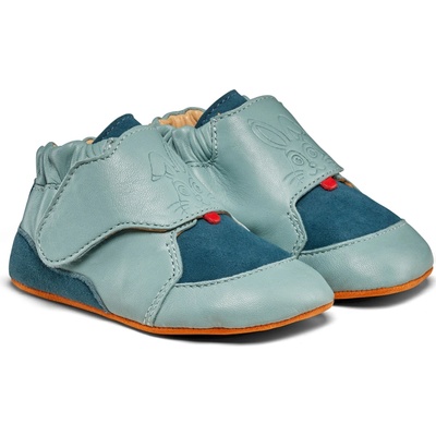 Affenzahn capáčky Leather Crawly Bunny Zelená