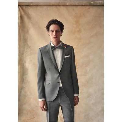 vlnené zelené oblekové sako CLUB OF GENTS slim fit