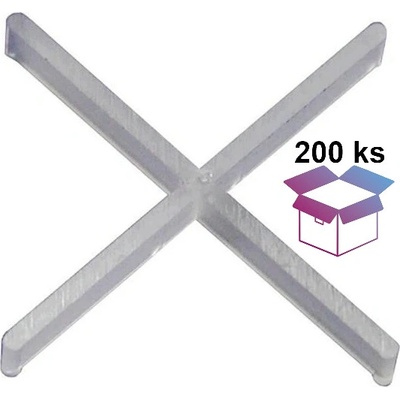 Raimondi křížky 1mm (200ks) transparentní