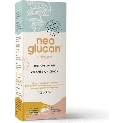 NeoGlucan tinktúra beta-glukán Vitamín C a zinok 250 ml