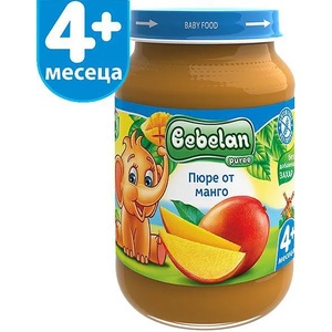 Bebelan пюре манго - 190 г - bubu