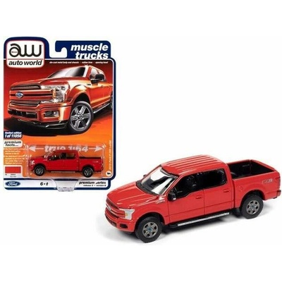 AUTO WORLD Ford F 150 Lariat 2020 červená 1:64