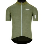Q36.5 Мъжка фланелка с къс ръкав за колоездене Q36.5 Adventure Tech Merino Jersey Cycling jersey - Drab Green (056-3872-0112)