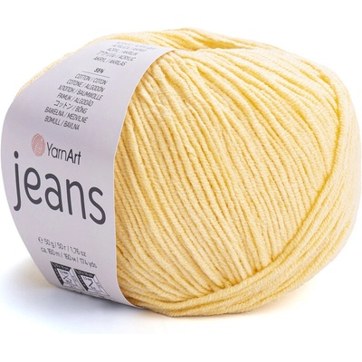 Yarn Art příze YarnArt Jeans 88 vanilkově žlutá
