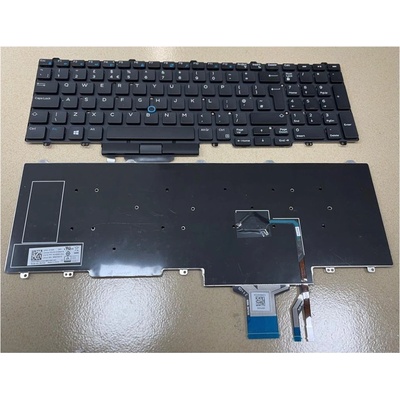 DeTech Klávesnice pro notebooky Dell Latitude E5550 Precision 3510, OEM - UK – Hledejceny.cz
