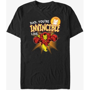 ZOOT. Fan Черна унисекс тениска ZOOT. Fan Marvel Непобедим като баща ZOOT. Fan | Cheren | МЪЖЕ | L
