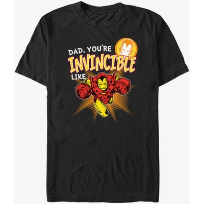 ZOOT. Fan Черна унисекс тениска ZOOT. Fan Marvel Непобедим като баща ZOOT. Fan | Cheren | МЪЖЕ | L