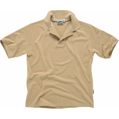 Slazenger FOREHAND SHORT SLEEVE MEN'S POLO kaki
