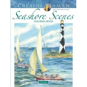 Creative Haven Seashore Scenes Coloring Book | Dot Barlowe (ISBN: 9780486818009)