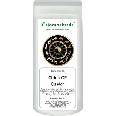 Čajová zahrada China OP Qu Men černý čaj 1 kg