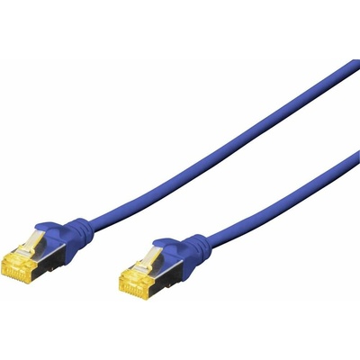 Digitus DK-1644-A-100/B RJ45 CAT 6A S/FTP 10m modrý