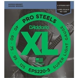 D'Addario EPS220-5 Струни за 5-струнна бас китара