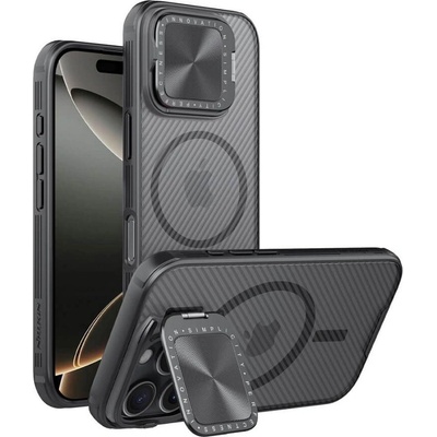 Nillkin Magsafe Калъф за iPhone 16 Pro, Nillkin CamShield Prop Case, Черен (6902048282117)