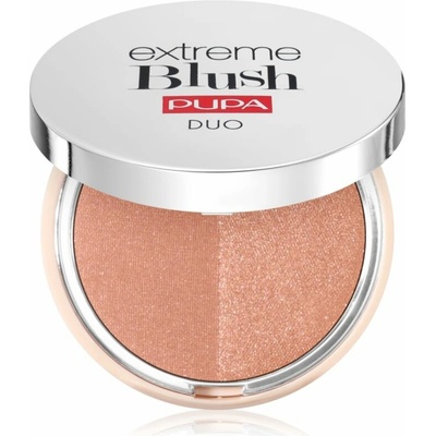 Pupa Extreme Blush DUO Pudrová Tvářenka 120 Radiant Caramel Glow Spice 4 g