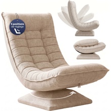 Casaria Aberdeen 87 x 60 x 105 cm béžová 109637