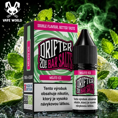 Juice Sauz Drifter Bar Salts Mojito Ice 10 ml 20 mg