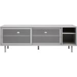 Unique Furniture Сива метална маса за телевизор 160x55x45 cm Veep - Unique Furniture (50260002)