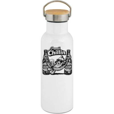 123TRIKO termoska Prostě Chillin, černý potisk 500 ml vtipné