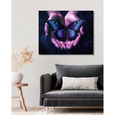 ZUTY Obrazy na stenu - Motýľ v dalniach Rámovanie: bez rámu a bez vypnutia plátna, Rozmer: 40x50 cm