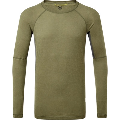 ARTILECT Мъжко мериносово термобельо ARTILECT Boulder 125 Crew L/S Merino base layer - Kalamata / Ash (015-1236-0314)