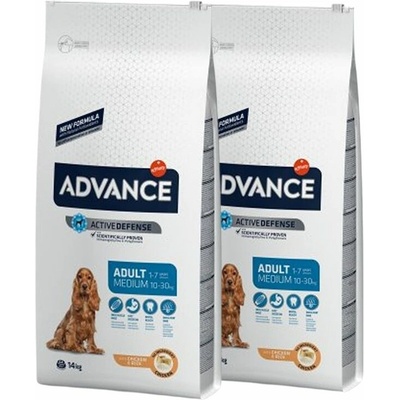 Advance Dog Medium Adult 2 x 14 kg