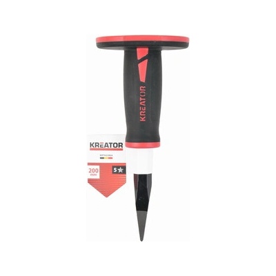 KRTH23904 - Sekáč ruční špice s ochranou 200mm KREATOR