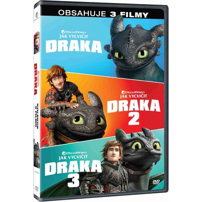 Jak vycvičit draka kolekce 1 - 3 - DVD
