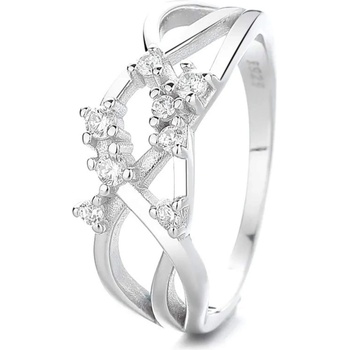 Silenti Jewelry Сребърен пръстен "Морал" - 8 - 57мм (18.1мм диам. )