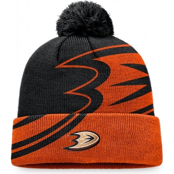 Fanatics Anaheim Ducks Block Party Cuffed beanie with Pom