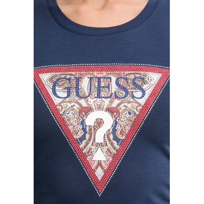 Guess тениска дамска от памук с еластан PAISLEY (W6YI25.K4344)