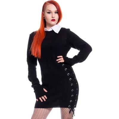 Poizen industries дамска рокля Poizen Industries - КЪСНА СРЯДА - ЧЕРНА - POI493