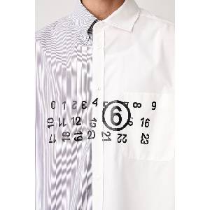 MM6 Maison Margiela риза мъжка с памук (SH0DT0057.MTN183)