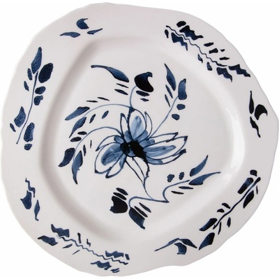 Seletti Jedálenský tanier DIESEL CLASSICS ON ACID ENGLISH DELFT 28 cm biely porcelán
