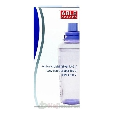 ABLE SPACER 2 Nadstavec inhalačný s ventilom, 1ks